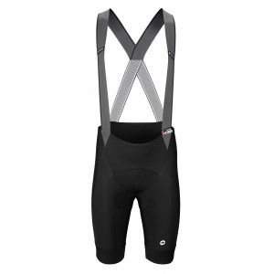 Велотрусы ASSOS Mille GTS Bib, на лямках, мужские, черные с серым, M