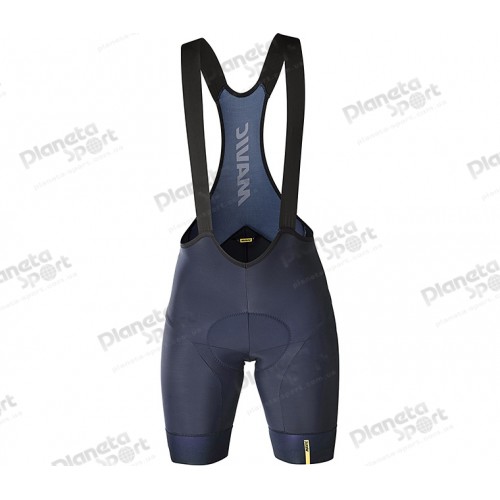 Велотрусы Mavic ESSENTIAL BIB SHORT, с памперсом, мужские, на лямках, черные, M