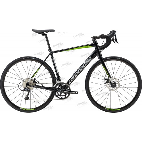 Велосипед 28" Cannondale SYNAPSE Disc Sora рама - 58см 2019 AGR черно-зелёный