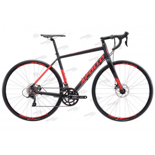 Велосипед 28" Apollo GIRO 20 рама - XL matte black/red