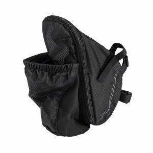 Сумка подседельная DEUTER Bike Bag Bottle, черная, с карманом для фляги