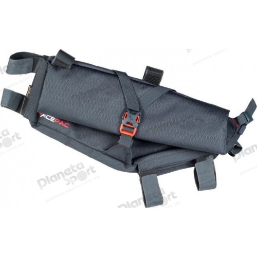 Сумка на раму Acepac ROLL FRAME BAG L, серая