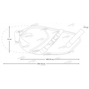 Сумка подседельная компрессионная Apidura Backcountry Saddle Pack (4.5L) (NEW)