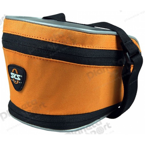 Подседельная сумка SKS Base Bag XL крепление за рамки седла+подседел, оранж.