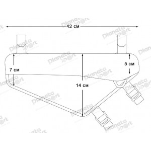 Сумка на раму Apidura Racing Frame Pack (4L)