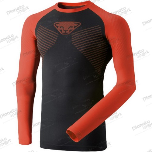 Термофутболка Dynafit SPEED DRYARN M L/S TEE 71056 4491 мужская, размер 46/S, оранжевая