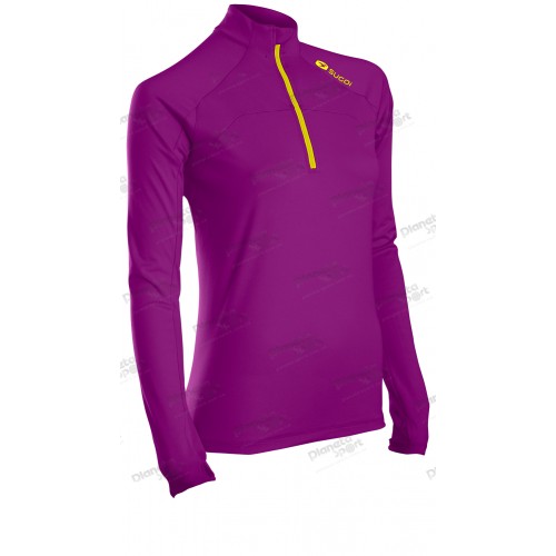 Термофутболка Sugoi CARBON ZIP, женская, purple (фиолетовая), XS