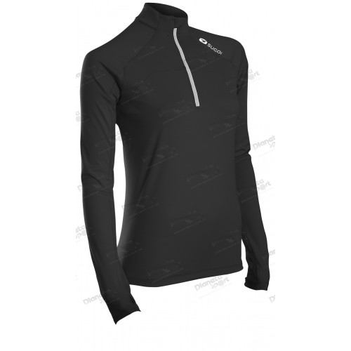 Термофутболка Sugoi CARBON ZIP, женская, black (черная), L