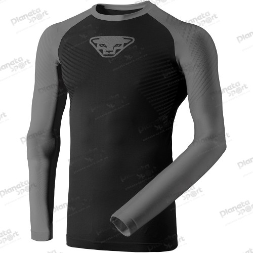 Термофутболка Dynafit SPEED DRYARN M L/S TEE 71056 0731 мужская, размер 46/S, черная