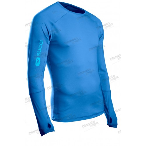 Термофутболка Sugoi CARBON L/S, мужская, true blue (синяя), M