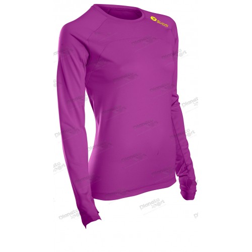 Термофутболка Sugoi CARBON L/S, женская, purple (фиолетовая), XS