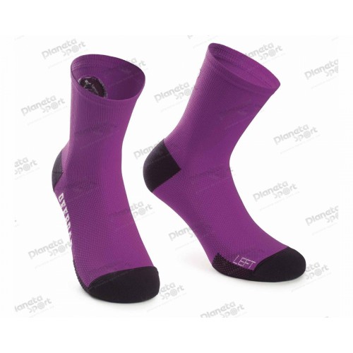 Носки ASSOS XC Socks Cactus, фиолетовые, II/43-46