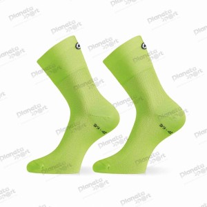 Носки ASSOS Mille GT Socks Visibility, зеленые, II/43-46