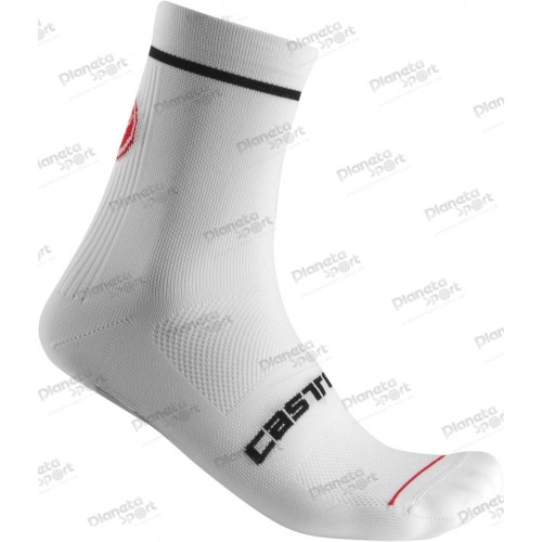 Носки Castelli Entrata 13, белые, р 35-39 S/M