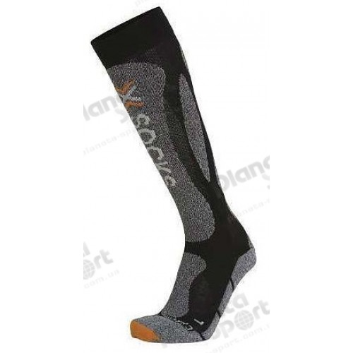 Термоноски лыжные x-socks, X53 Black-Mouline' Grey, 42/44