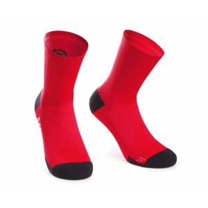 Носки ASSOS XC Socks Rodo, красные с черным, II/43-46