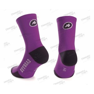 Носки ASSOS XC Socks Cactus, фиолетовые, II/43-46