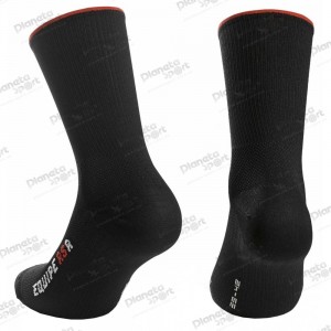 Носки ASSOS Equipe RSR Socks, черные с красным, II/43-46