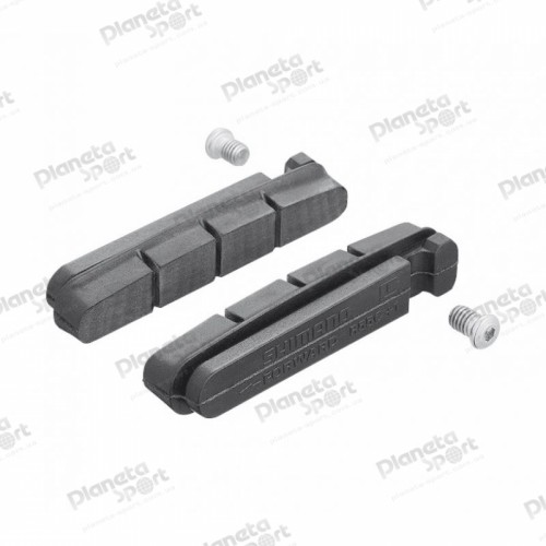Вставки в колодки торм Shimano Dura-Ace/Ultegra R55C+1, для алюминиевых ободов,2 шт
