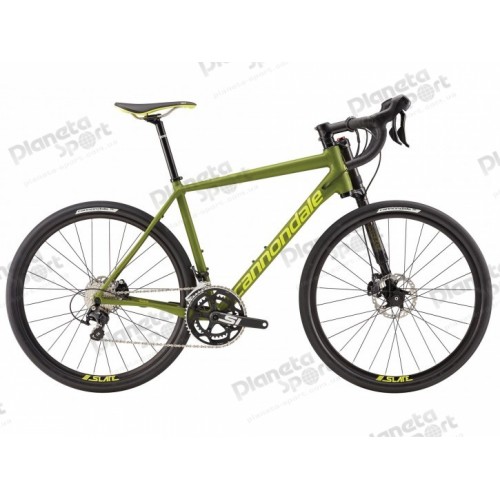 Велосипед 27,5" Cannondale SLATE 105 Disc рама - S зеленый матовый