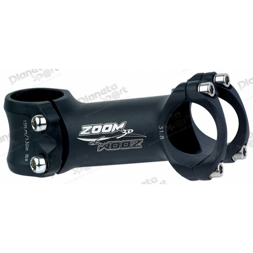 Вынос руля ZOOM FOV TDS-D407-8FOV 31,8мм 90мм 10град MTB Sand черный(2 болта)