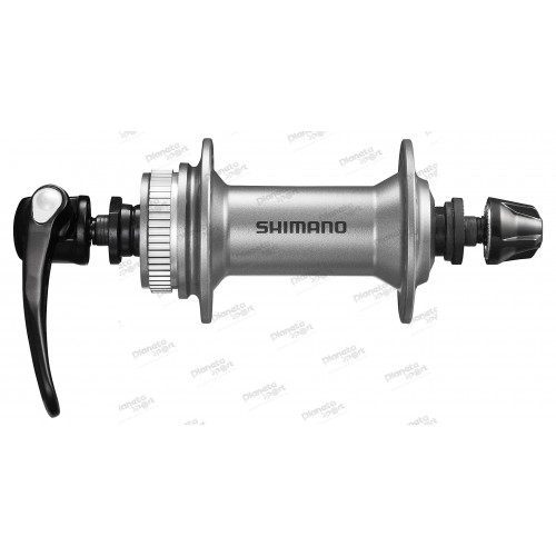 Втулка пер. Shimano HB-M4050 32H, ось 108мм, Center Lock, QR 133мм silver