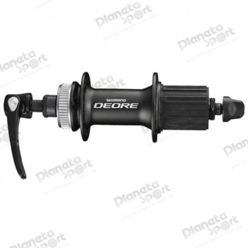 Втулка задн. Shimano FH-M615-L DEORE 32H, 8/9/10-ск. 135мм ось, Center Lock, QR 173мм, black