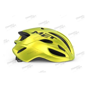 Шлем Met RIVALE MIPS CE размер L (58-61), lime yellow metallic/glossy, желтый металлик глянцевый