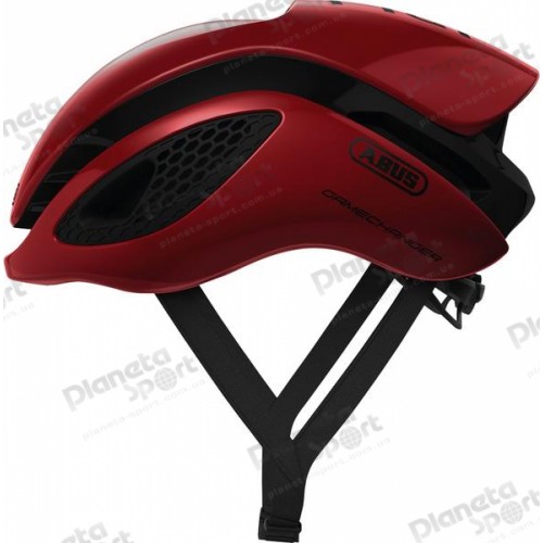 Шлем ABUS GAMECHANGER, размер L (58-61 см), Blaze Red, красно-черный