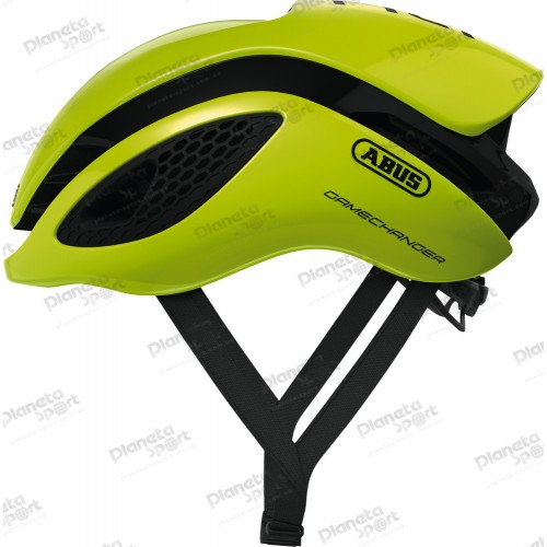 Шлем ABUS GAMECHANGER, размер M (52-58 см), Neon Yellow, желто-черный