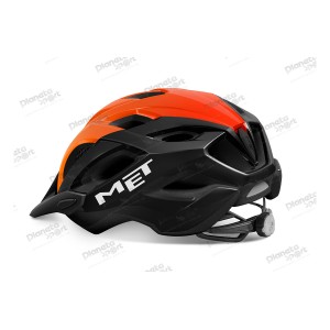 Шлем Met CROSSOVER CE размер M (52-59), black orange glossy, черно-оранжевый гянцевый