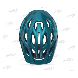 Шлем Met VELENO CE размер M (56-58) teal blue metallic glossy, бирюзовый металлик глянцевый