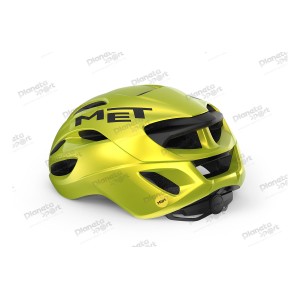 Шлем Met RIVALE MIPS CE размер L (58-61), lime yellow metallic/glossy, желтый металлик глянцевый