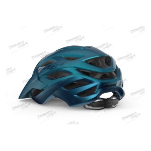 Шлем Met VELENO CE размер M (56-58) teal blue metallic glossy, бирюзовый металлик глянцевый