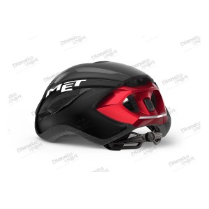 Шлем Met STRALE CE размер M (52-58), black red metallic/glossy, черно-красный металлик глянцевый