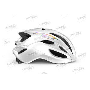 Шлем Met RIVALE MIPS CE размер S (52-56), white holographic glossy, белый голографичный глянцевый