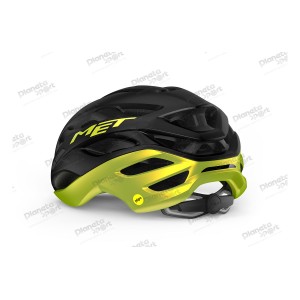 Шлем Met ESTRO MIPS CE размер L (58-61), black lime yellow metallic/glossy, черно-желтый металлик глянцевый