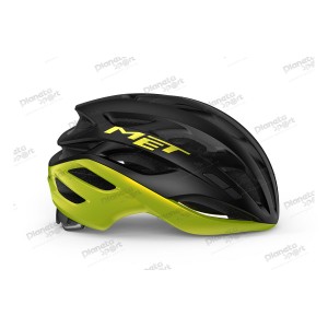 Шлем Met ESTRO MIPS CE размер L (58-61), black lime yellow metallic/glossy, черно-желтый металлик глянцевый