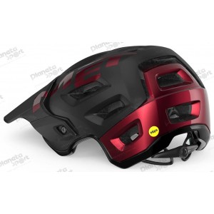 Шлем Met ROAM MIPS CE размер M (56-58), black red metallic glossy, черно-красный металлик глянцевый