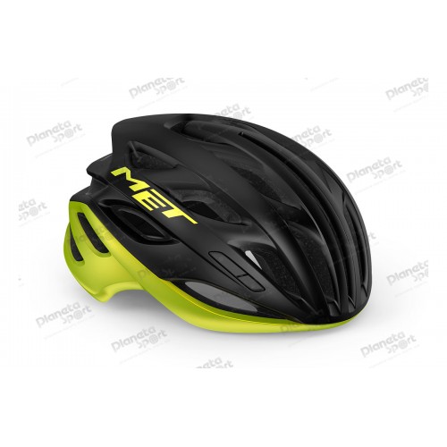 Шлем Met ESTRO MIPS CE размер L (58-61), black lime yellow metallic/glossy, черно-желтый металлик глянцевый