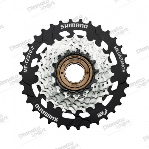 Трещотка Shimano 7-k MF-TZ510 MEGARANGE 14-34T silver