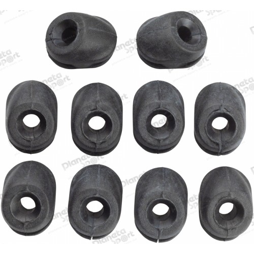 Заглушка и направляющие в раму JAGWIRE CHA158, 3mm Shimano Di2 (8mm Frame), черные (10шт)