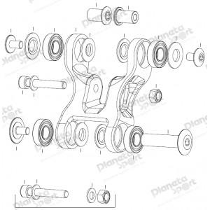 Ремкомплект Cannondale KP051 шарниров подвески Scalpel 2008-2010 26