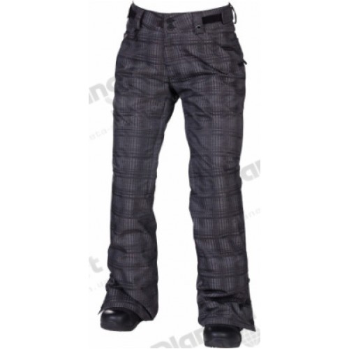 Штаны 686 Reserved Mission Insulated жен.S, Black Heather Plaid