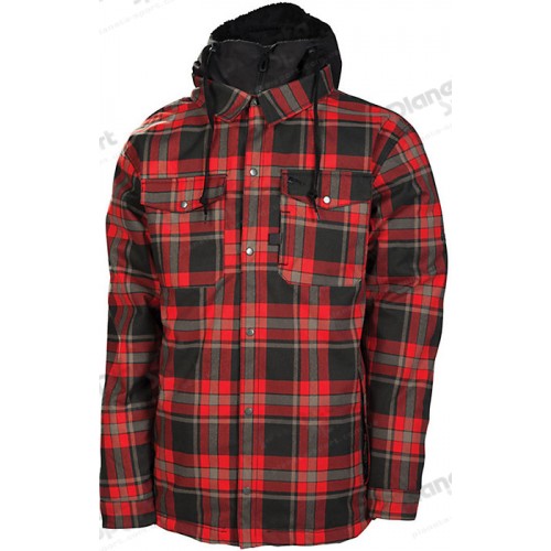 Куртка 686 Reserved Axxe Flannel Insulated муж. XL, Chili Plaid