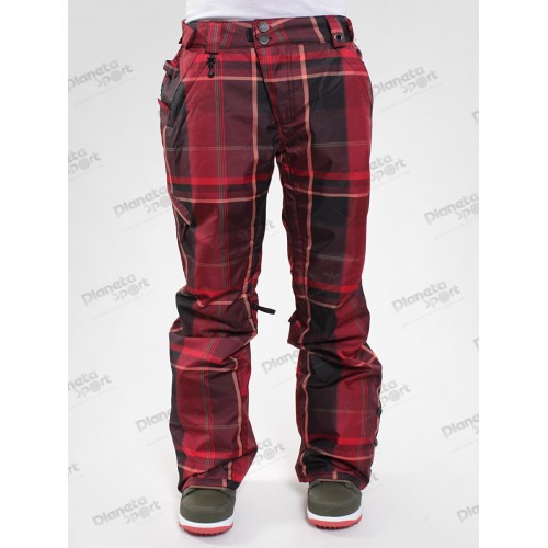 Штаны 686 Reserved Mission Insulated жен.L, Redwood Yarn Dye Plaid