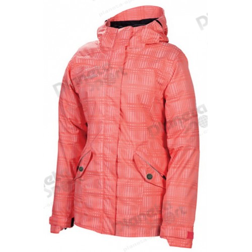 Куртка 686 Reserved Luster Insulated жен.S, Coral Heather Plaid