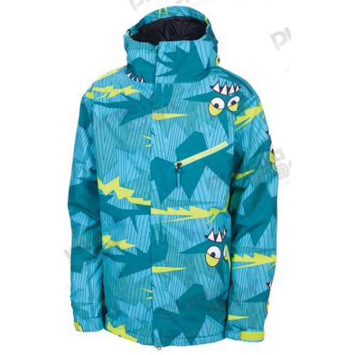 Куртка 686 Camotooth Insulated муж.S, Turquoise Camotooth