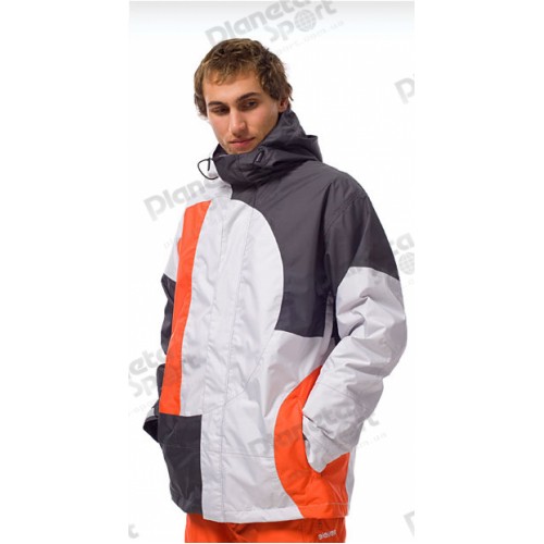 Куртка Eleven Mata размер L dark grey/light grey/poppy orange