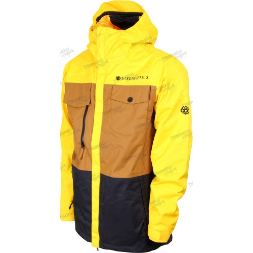 Куртка 686 Smarty Command Insulated муж. S, Yellow Colorblock